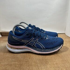 Asics Gel Kayano 28 Women Size 8 1012B047 Blue Running Shoes Sneakers
